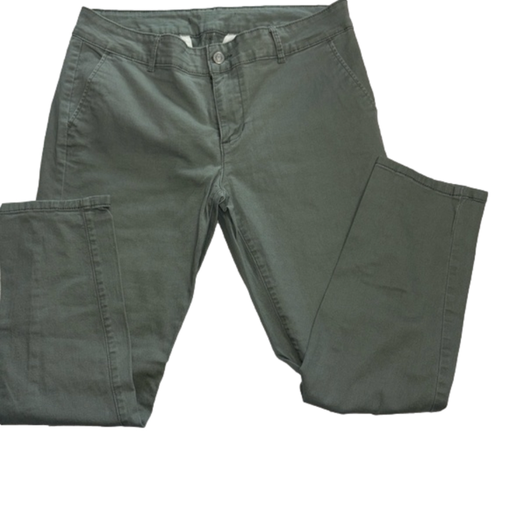 Levi Thyme green Chino Ankle Pants Women SZ 30